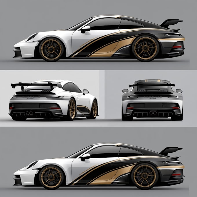 attractive car wrap design and vehicle wrap design