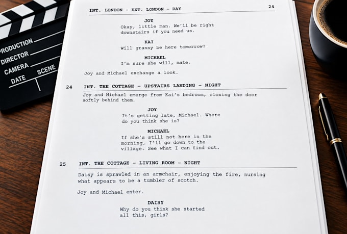 provide script coverage, analysis, feedback, review on your screenplay or script