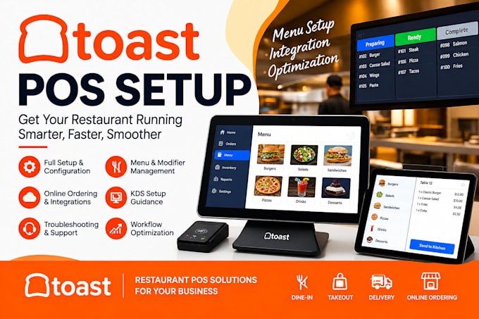 setup and optimize toast pos