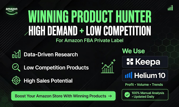 hunt winning amazon private label product with keepa