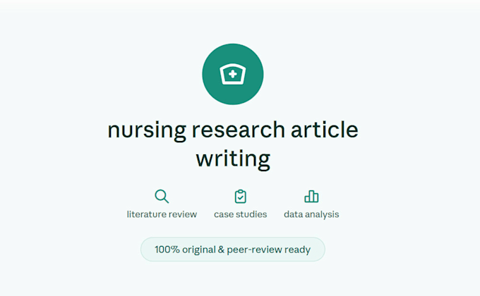write nursing research articles