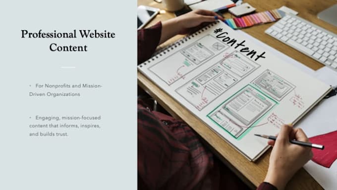 write clear and professional content for your web