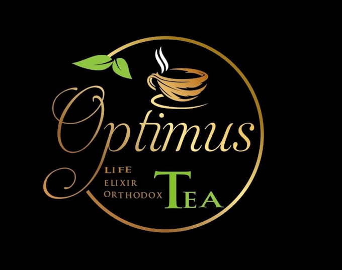 make green tea or milk tea logo for your restaurant design