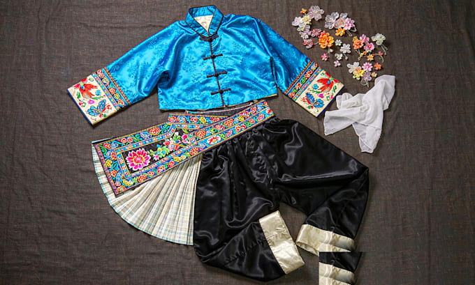 create ai generated chinese ethnic costume visuals