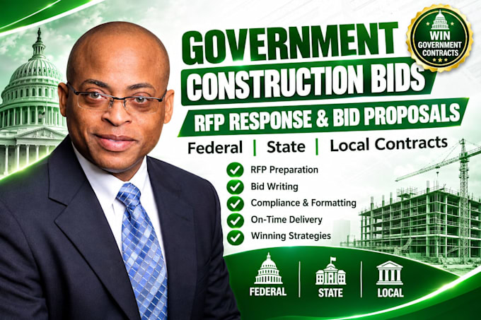 winning construction bid proposal rfp responses for government contracts