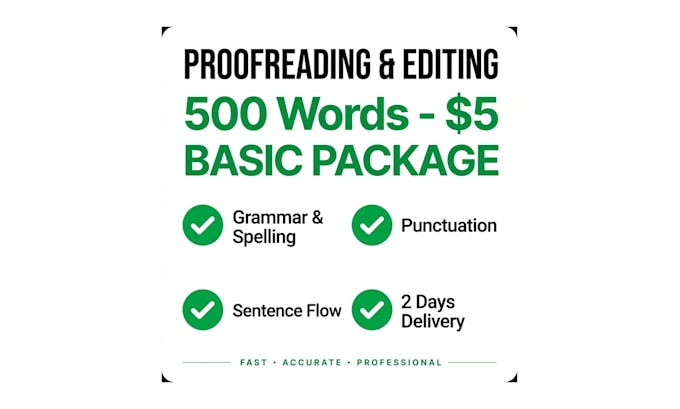 proofread and edit academic papers, essays and theses