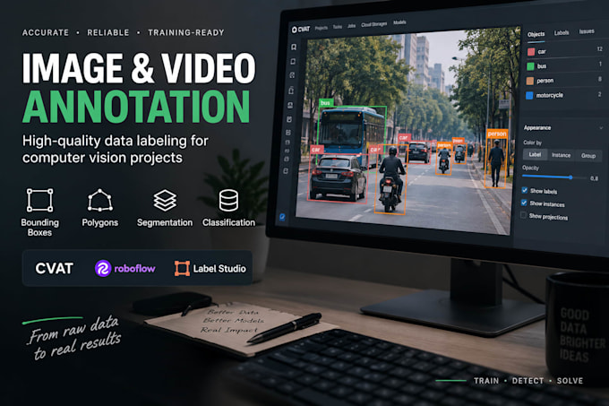 accurately annotate images and videos for computer vision