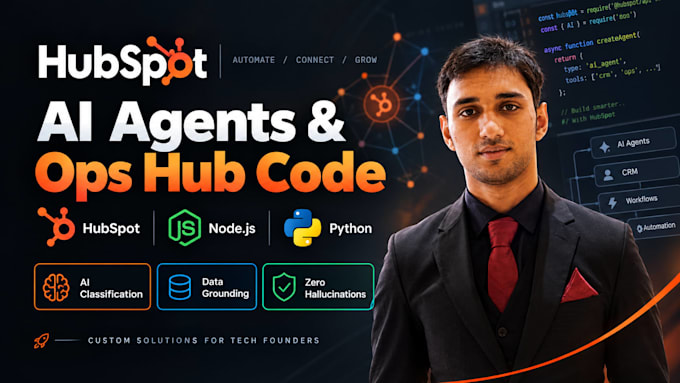 deploy hubspot ai agents with custom operations hub data pipelines