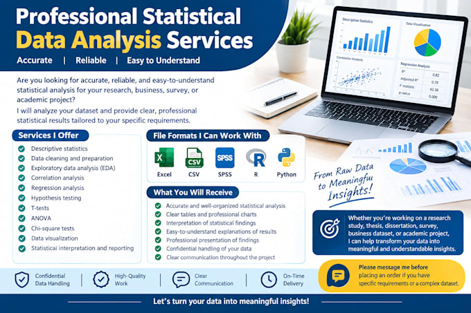 perform statistical analysis and interpret your data