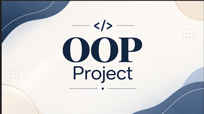 develop java programs and oop projects