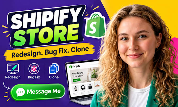 fix, redesign or clone your shopify store and boost site speed