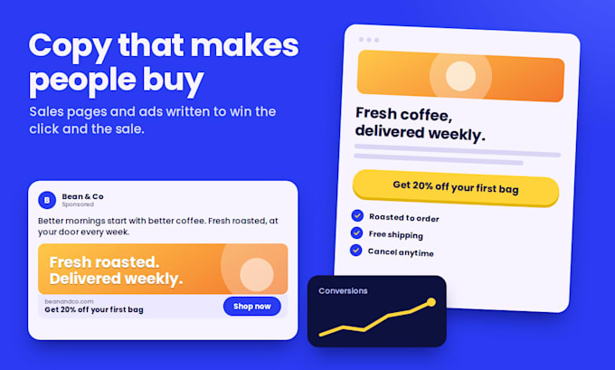 write persuasive sales copy and ad copy