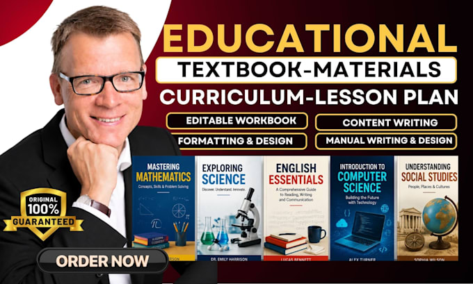 design, format and redesign your educational textbook, workbook, lesson plan
