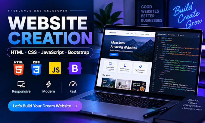 develop a custom responsive business website