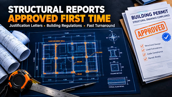 write a structural report and justification letter