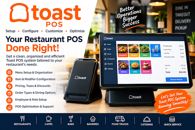 configure, customize and optimize your toast pos system