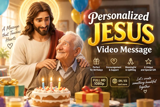 create a personalized jesus video greeting with ai