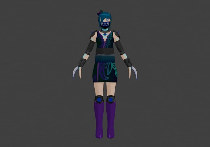 3d sculpt anime style characters in blender