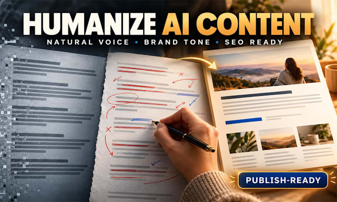 humanize and edit ai content for a natural brand voice