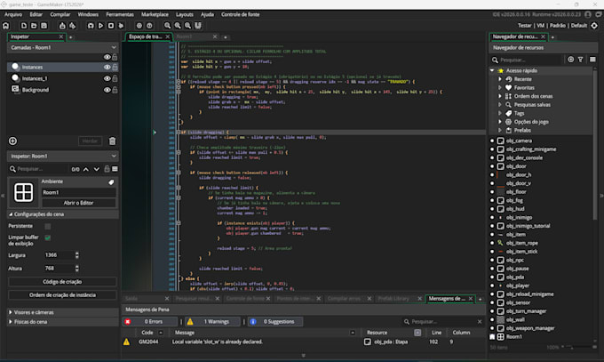 engineer complex game mechanics and systems in gamemaker