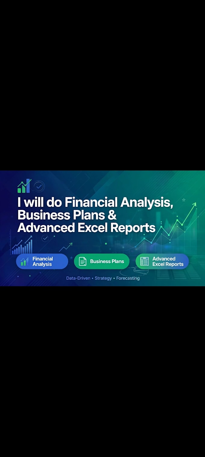 do financial analysis,business plans and advanced excel reports