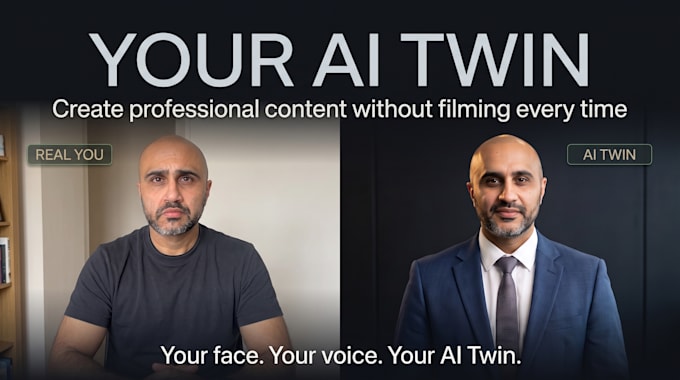 create a professional ai talking head video featuring your ai twin