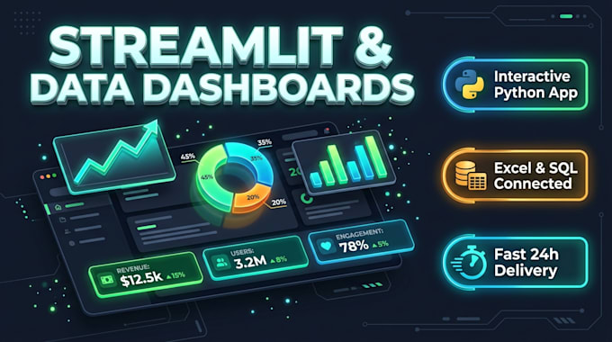 build an interactive streamlit data dashboard for your business