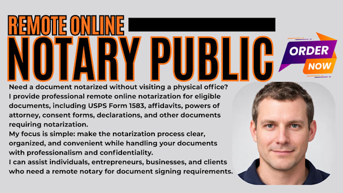 notarize usps form 1583 as a notary public