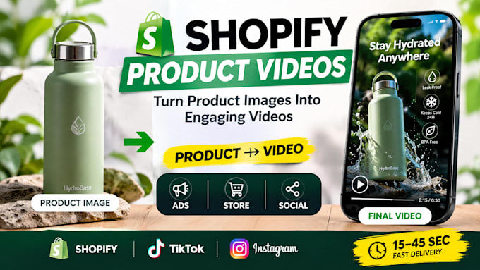create a shopify product video for your ecommerce brand