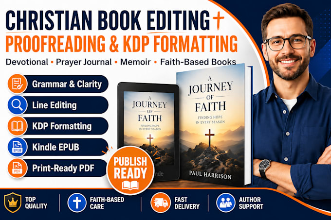 edit christian books, devotionals, manuscripts and proofread christian book
