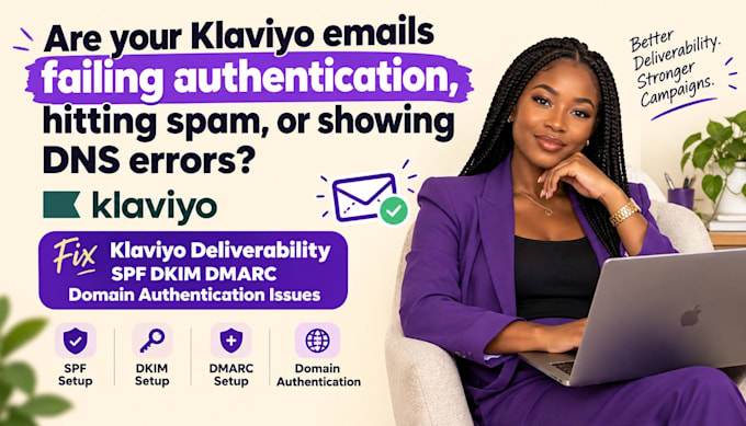 fix klaviyo deliverability spf dkim dmarc domain authentication issues