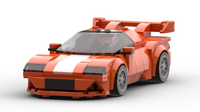 design 3d lego car mocs, technic builds with PDF instructions
