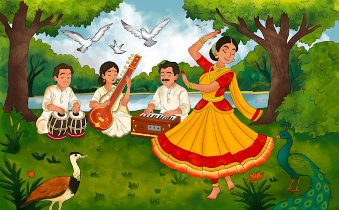 design creative digital illustrations
