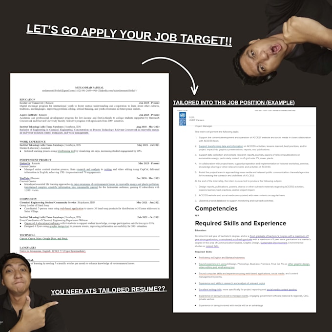 tailor your resume for your target job