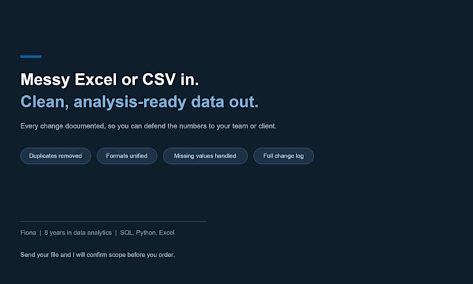 clean, deduplicate and standardize your excel or CSV data