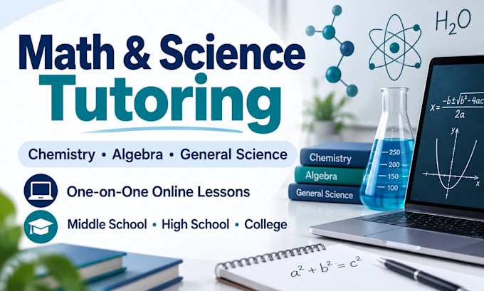 provide personalized chemistry and math tutoring