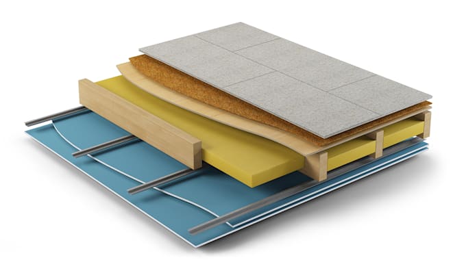 create 3d cutaway and exploded view renders of building materials