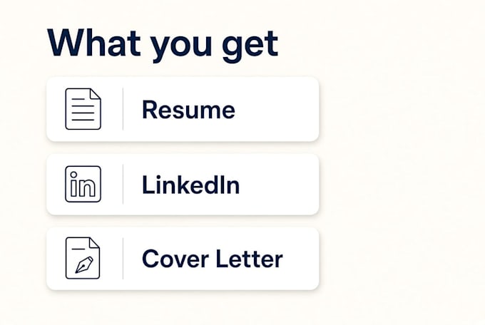 rewrite your resume and linkedin for your target job