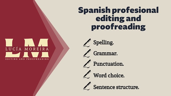 proofreading and editing your text
