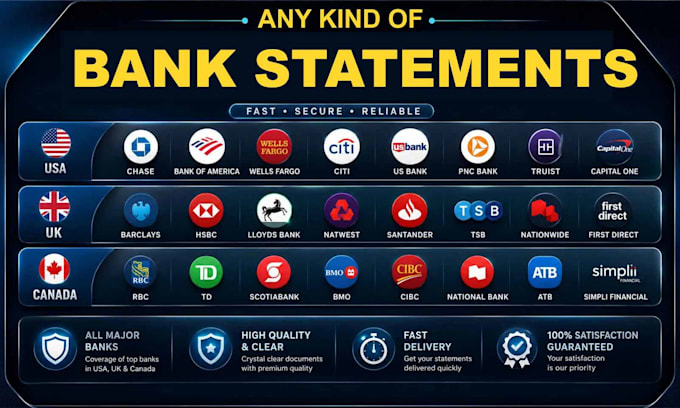 bank statement bank statement PDF to editable format