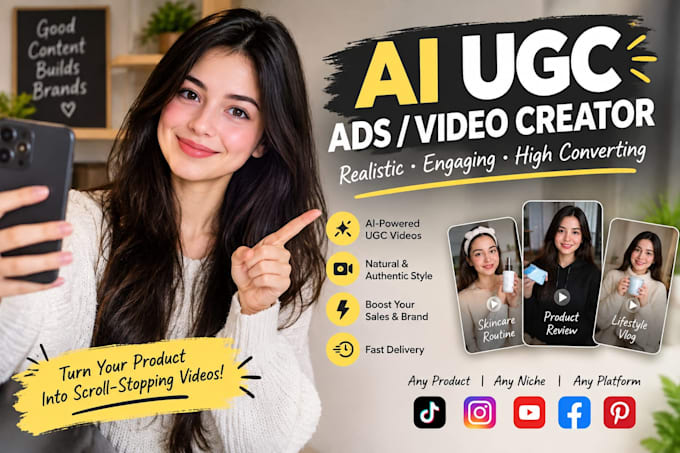 create ai ugc video ads and virtual spokesperson videos for your brand
