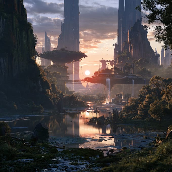 create breathtaking environmental concept art