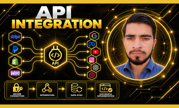 do API intergration and development, fix API and connect third party api service
