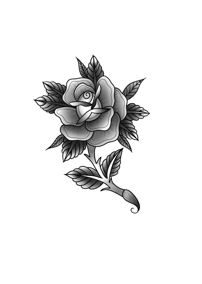 create vintage traditional tattoo illustrations