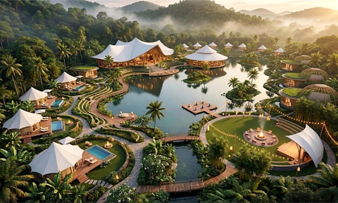 design your luxury resort masterplan and hospitality concept