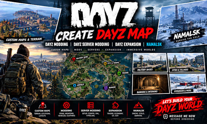 create dayz map dayz modding dayz server modding dayz expansion namalsk