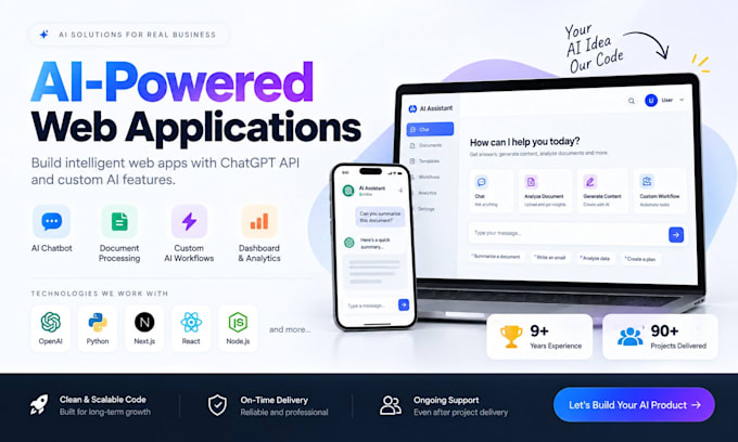 build an ai chatbot or ai agent with openai API for your web app