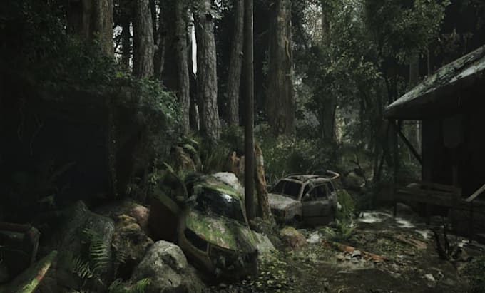 create unreal engine5 game levels map and environment