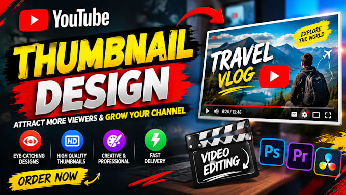 create a highly engaging thumbnails for your youtube videos