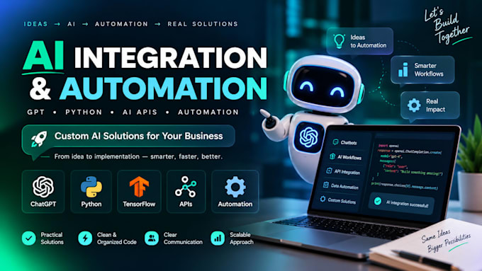build ai solutions, prompt workflows and automation